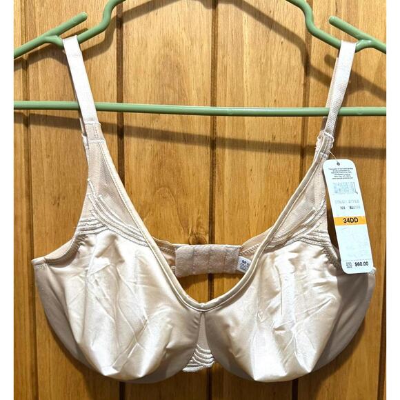 Wacoal Women's 34DD Bra - Soft Beige Underwire Support NWT 855188 - Picture 1 of 7